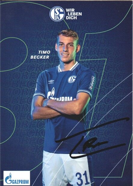 Autogramm Fussball | FC Schalke 04 | 2020 | Timo BECKER