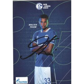 Autogramm Fussball | FC Schalke 04 | 2020 | Malick THIAW