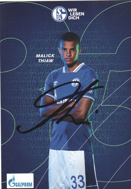 Autogramm Fussball | FC Schalke 04 | 2020 | Malick THIAW