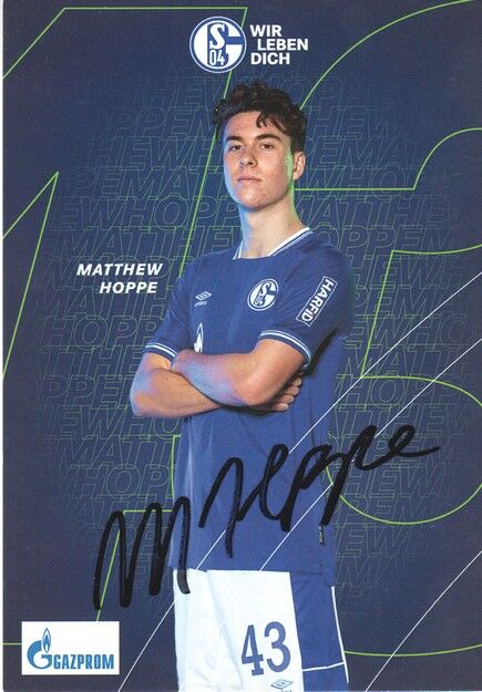 Autogramm Fussball | FC Schalke 04 | 2020 | Matthew HOPPE