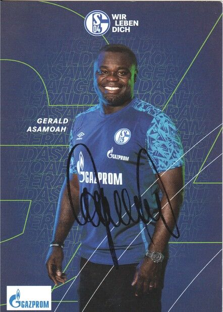Autogramm Fussball | FC Schalke 04 | 2020 | Gerald ASAMOAH
