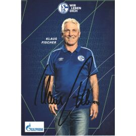 Autogramm Fussball | FC Schalke 04 | 2020 | Klaus FISCHER