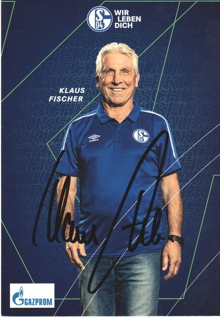 Autogramm Fussball | FC Schalke 04 | 2020 | Klaus FISCHER