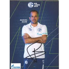 Autogramm Fussball | FC Schalke 04 | 2020 | Manuel BAUM