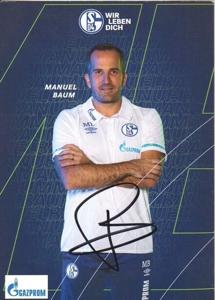 Autogramm Fussball | FC Schalke 04 | 2020 | Manuel BAUM