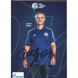 Autogramm Fussball | FC Schalke 04 | 2020 | Olaf THON