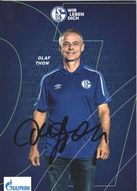 Autogramm Fussball | FC Schalke 04 | 2020 | Olaf THON