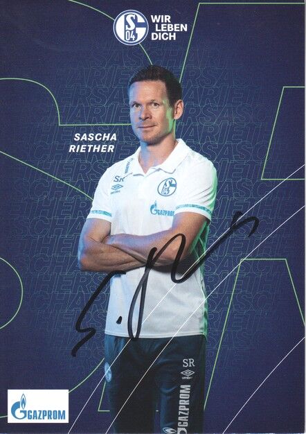 Autogramm Fussball | FC Schalke 04 | 2020 | Sascha RIETHER