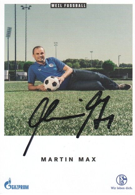 Autogramm Fussball | FC Schalke 04 | 2018 | Martin MAX
