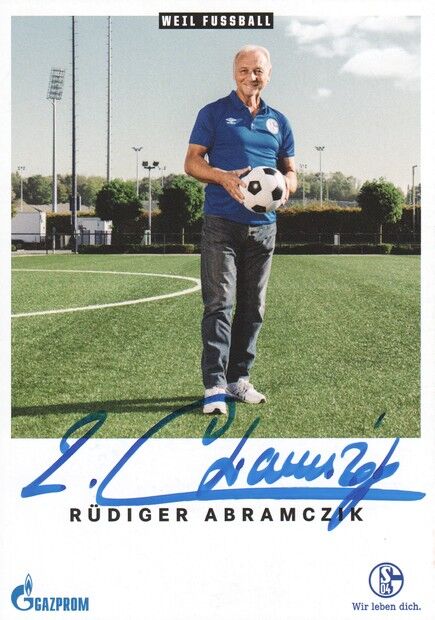 Autogramm Fussball | FC Schalke 04 | 2018 | Rüdiger ABRAMCZYK
