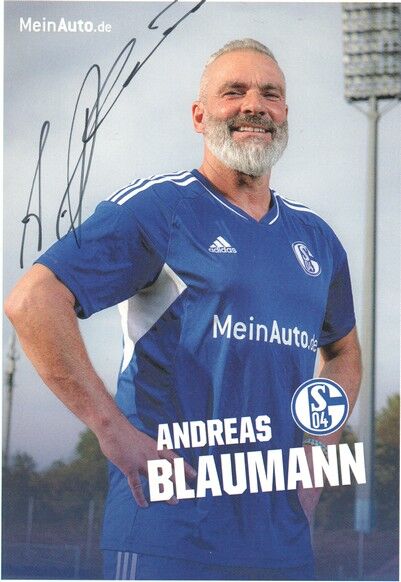 Autogramm Fussball | FC Schalke 04 | 2022 TM | Andreas BLAUMANN