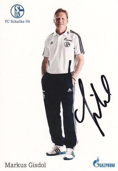 Autogramm Fussball | FC Schalke 04 | 2012 | Markus GISDOL