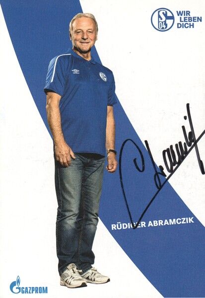 Autogramm Fussball | FC Schalke 04 | 2019 | Rüdiger ABRAMCZIK