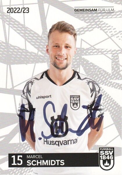Autogramm Fussball | SSV Ulm 1846 | 2022 | Marcel SCHMIDTS