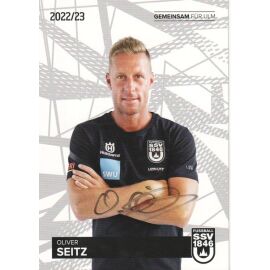 Autogramm Fussball | SSV Ulm 1846 | 2022 | Oliver SEITZ