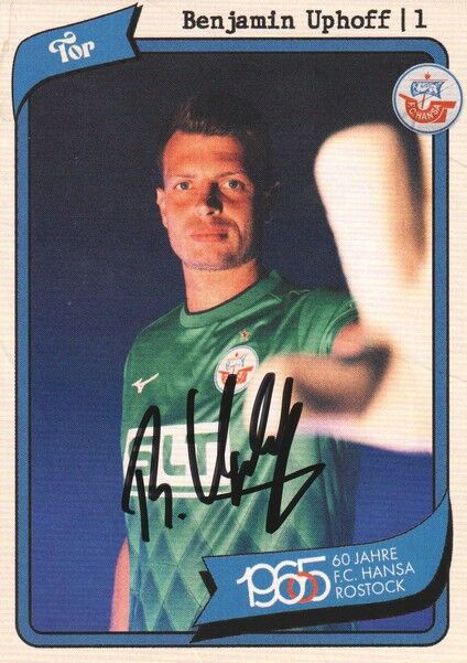 Autogramm Fussball | Hansa Rostock | 2025 | Benjamin UPHOFF