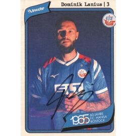 Autogramm Fussball | Hansa Rostock | 2025 | Dominik LANIUS
