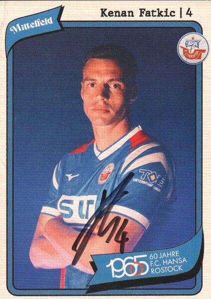 Autogramm Fussball | Hansa Rostock | 2025 | Kenan FATKIC