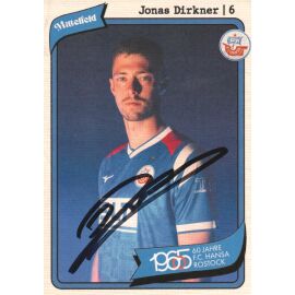 Autogramm Fussball | Hansa Rostock | 2025 | Jonas DIRKNER