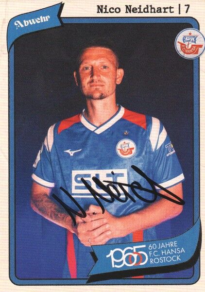 Autogramm Fussball | Hansa Rostock | 2025 | Nico NEIDHART