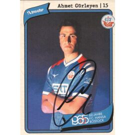 Autogramm Fussball | Hansa Rostock | 2025 | Ahmet GÜRLEYEN