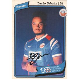 Autogramm Fussball | Hansa Rostock | 2025 | Dario GEBUHR