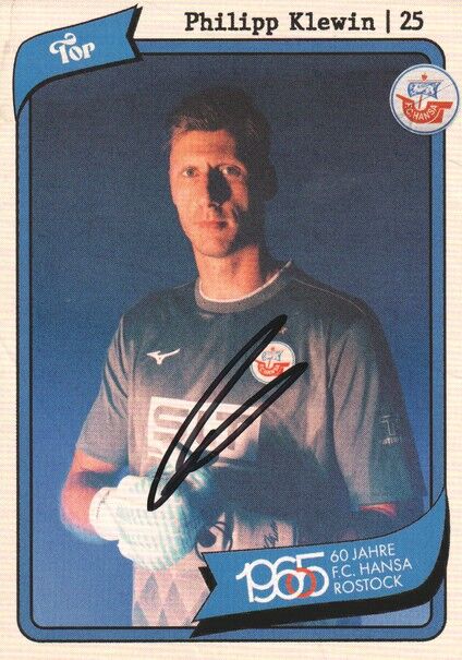 Autogramm Fussball | Hansa Rostock | 2025 | Philipp KLEWIN