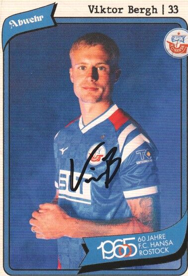 Autogramm Fussball | Hansa Rostock | 2025 | Viktor BERGH