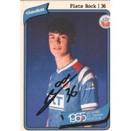 Autogramm Fussball | Hansa Rostock | 2025 | Fiete BOCK