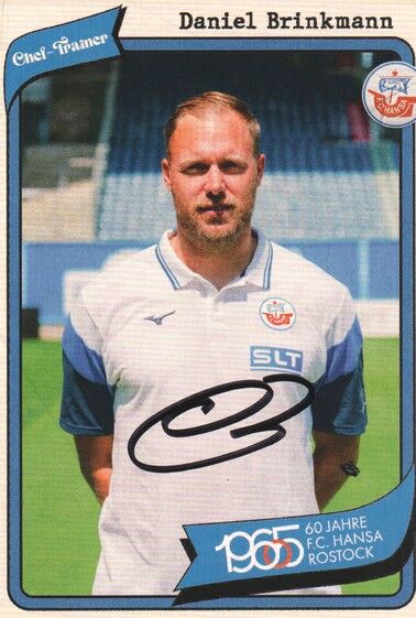 Autogramm Fussball | Hansa Rostock | 2025 | Daniel BRINKMANN