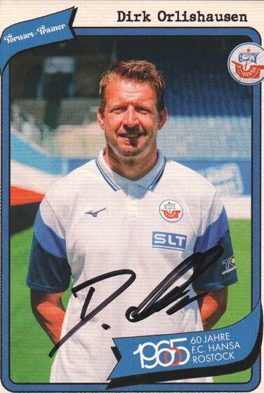 Autogramm Fussball | Hansa Rostock | 2025 | Dirk ORLISHAUSEN