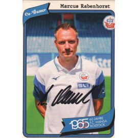 Autogramm Fussball | Hansa Rostock | 2025 | Marcus RABENHORST