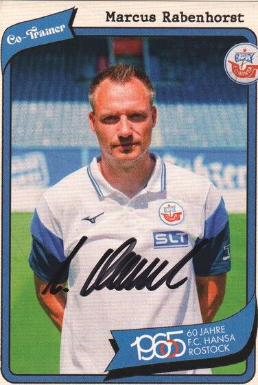 Autogramm Fussball | Hansa Rostock | 2025 | Marcus RABENHORST
