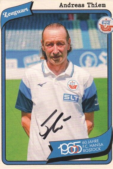 Autogramm Fussball | Hansa Rostock | 2025 | Andreas THIEM