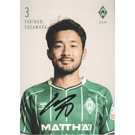 Autogramm Fussball | SV Werder Bremen | 2025 | Yukinari SUGAWARA