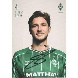 Autogramm Fussball | SV Werder Bremen | 2025 | Niklas STARK