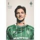 Autogramm Fussball | SV Werder Bremen | 2025 | Niklas STARK