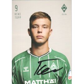 Autogramm Fussball | SV Werder Bremen | 2025 | Keke TOPP