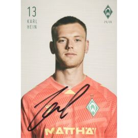 Autogramm Fussball | SV Werder Bremen | 2025 | Karl HEIN