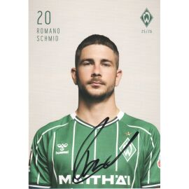 Autogramm Fussball | SV Werder Bremen | 2025 | Romano SCHMID