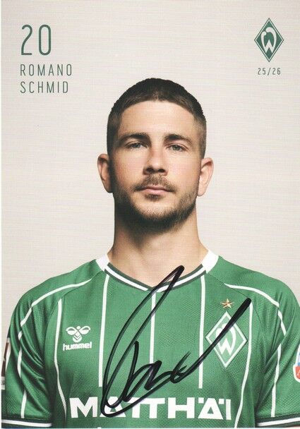 Autogramm Fussball | SV Werder Bremen | 2025 | Romano SCHMID