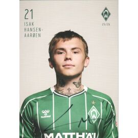 Autogramm Fussball | SV Werder Bremen | 2025 | Isak HANSEN-AAROEN