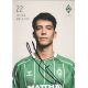 Autogramm Fussball | SV Werder Bremen | 2025 | Julian...