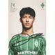 Autogramm Fussball | SV Werder Bremen | 2025 | Patrice COVIC