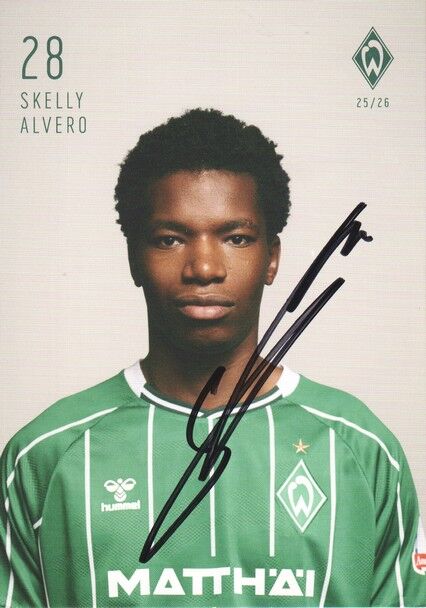 Autogramm Fussball | SV Werder Bremen | 2025 | Skelly ALVERO