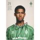 Autogramm Fussball | SV Werder Bremen | 2025 | Salim...