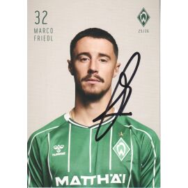 Autogramm Fussball | SV Werder Bremen | 2025 | Marco FRIEDL