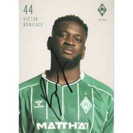 Autogramm Fussball | SV Werder Bremen | 2025 | Victor BONIFACE