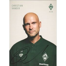 Autogramm Fussball | SV Werder Bremen | 2025 | Christian VANDER