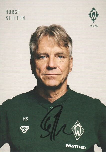 Autogramm Fussball | SV Werder Bremen | 2025 | Horst STEFFEN